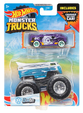 HOT WHEELS MONSTER TRUCK SI MASINUTA METALICA DRAGBUS